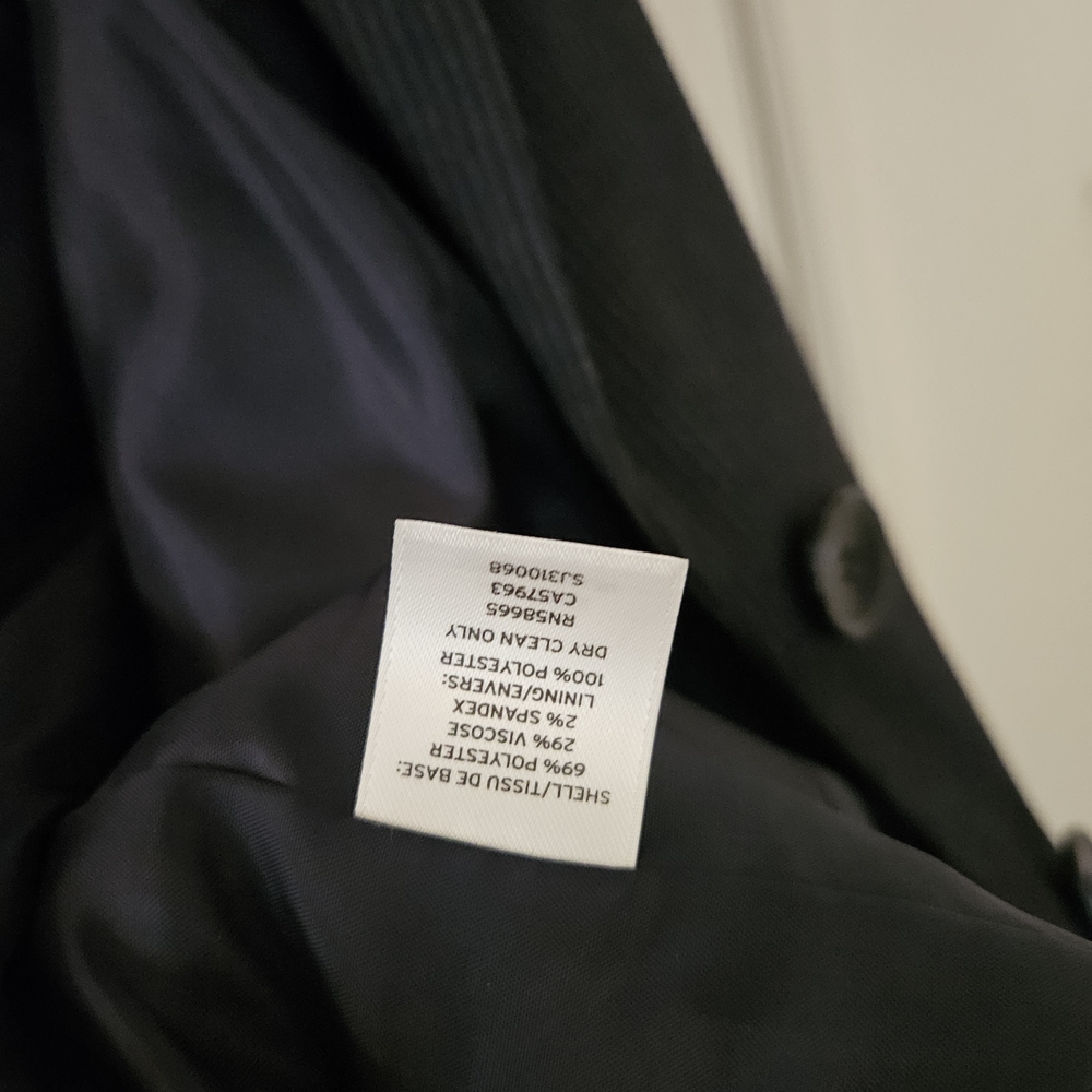 Sejour Navy Pinstripe Blazer - Picture 4 of 7